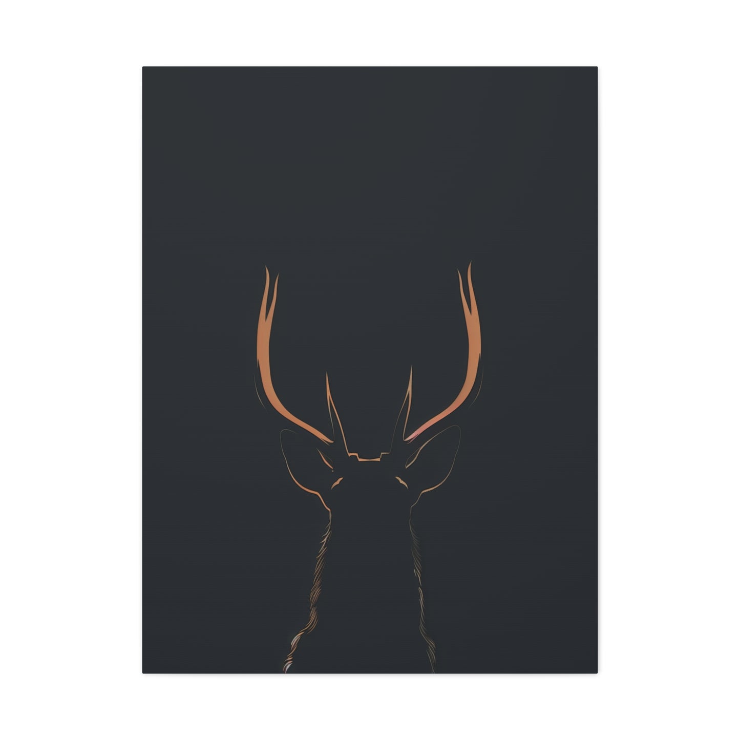 Reindeer antlers  Digital Illustration Canvas Gallery Wraps