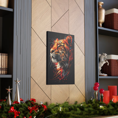 Tiger - Illustration  Canvas Gallery Wraps