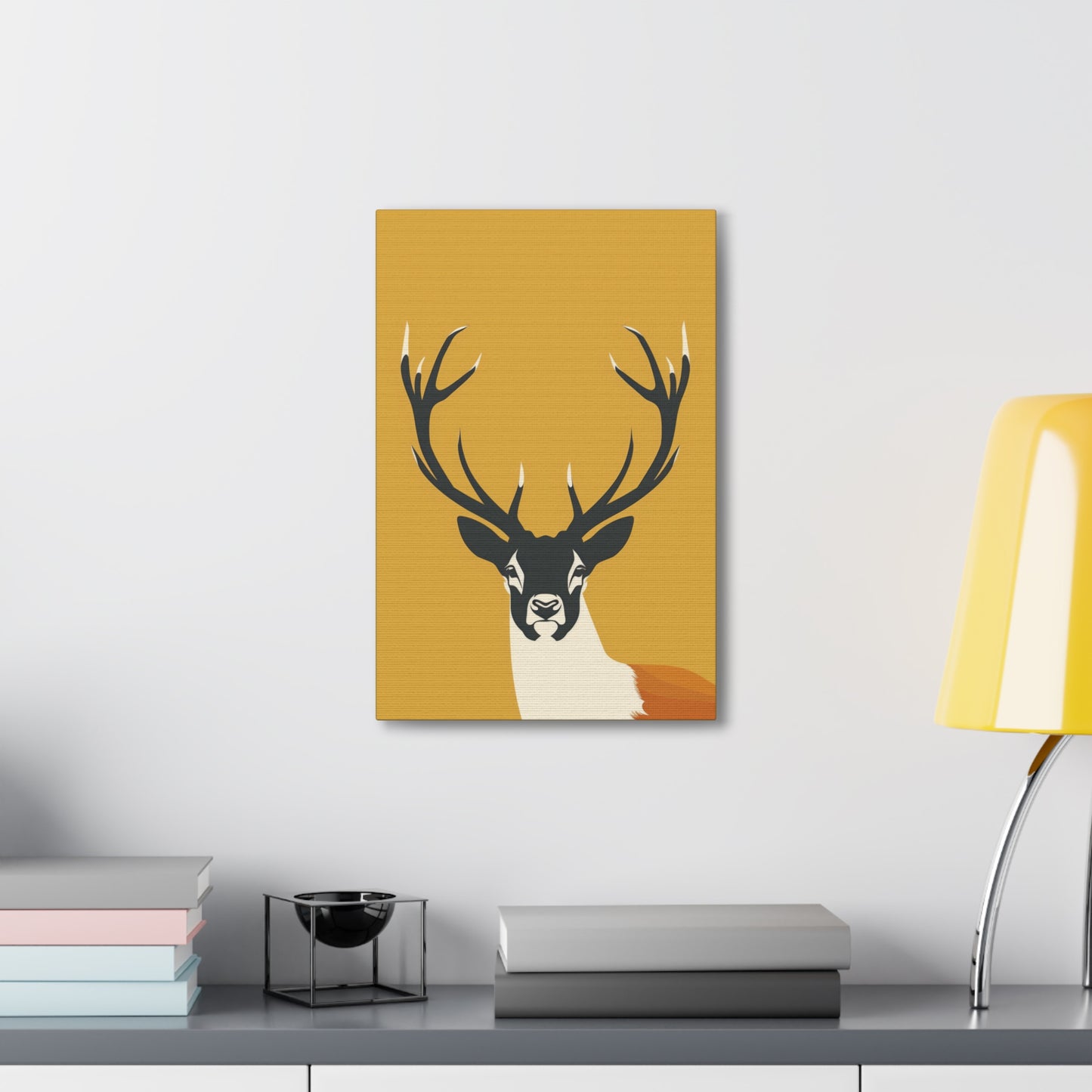 Reindeer - Digital Illustration Canvas Gallery Wraps