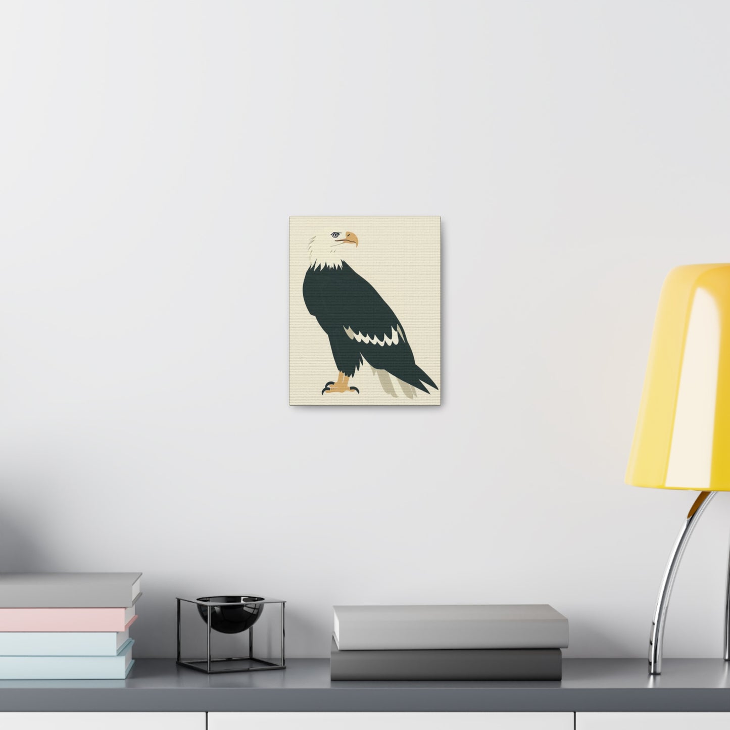 Bald Eagle Digital Illustration Canvas Gallery Wraps