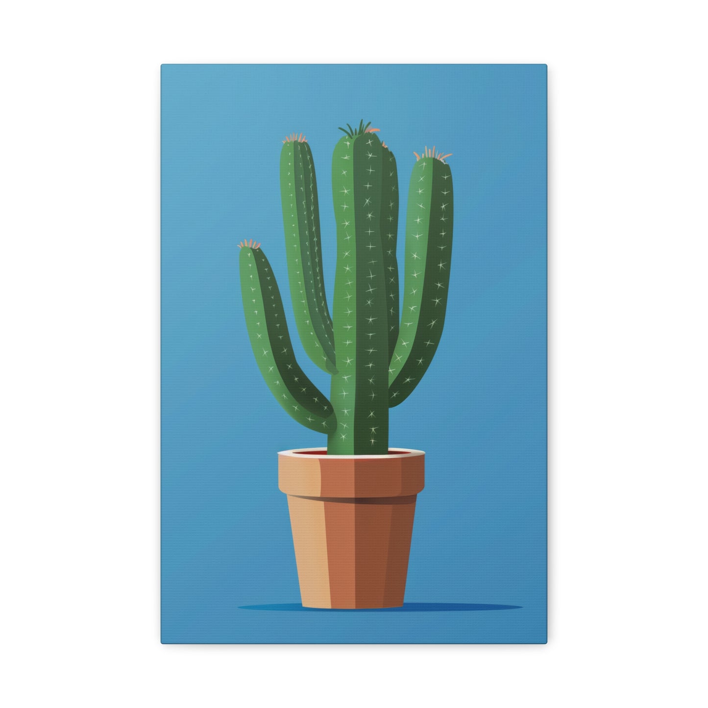 Cactus Plant - Illustration Canvas Gallery Wraps