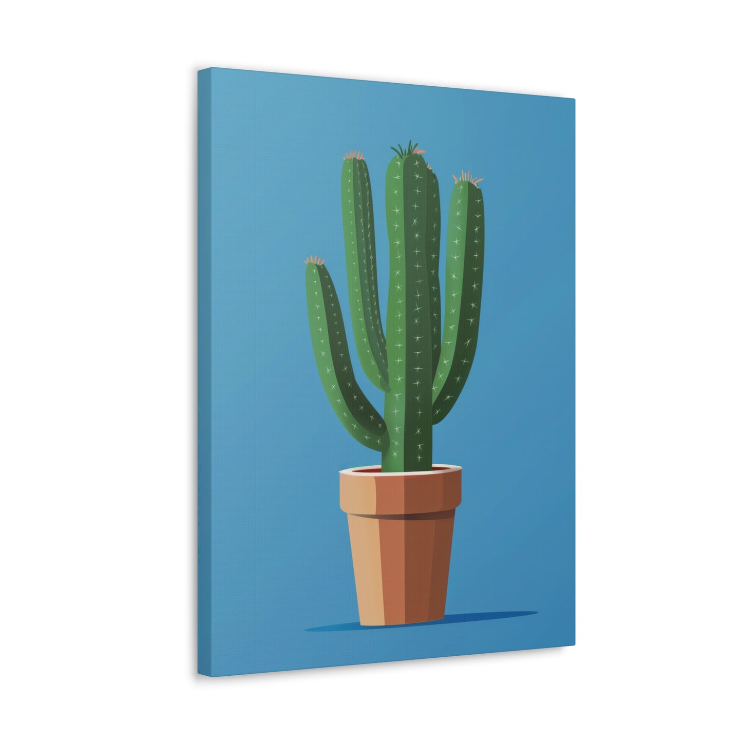 Cactus Plant - Illustration Canvas Gallery Wraps