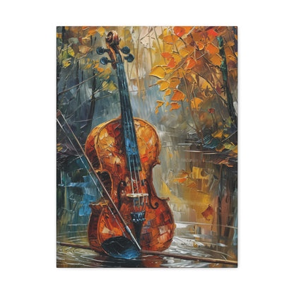 guitar in water Digital Oil Painting Print Canvas Gallery Wraps