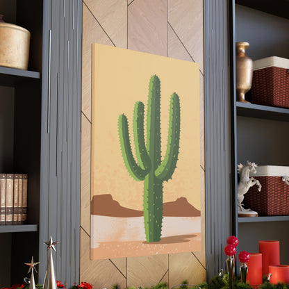 Cactus Plant - Illustration Canvas Gallery Wraps