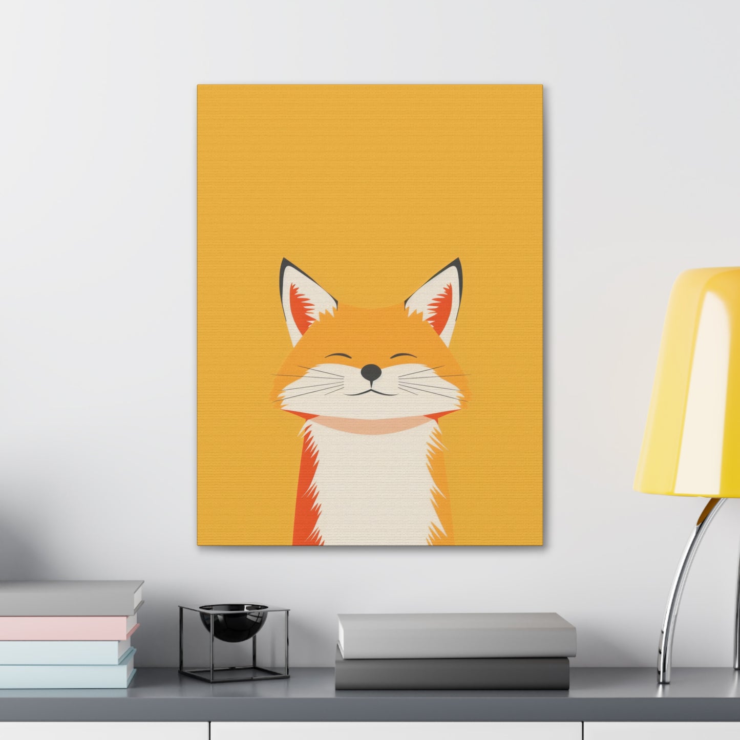 Fox Digital Illustration Canvas Gallery Wraps