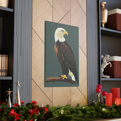 Eagle Digital Illustration Canvas Gallery Wraps