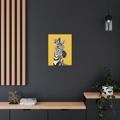 Zebra Digital Illustration Canvas Gallery Wraps