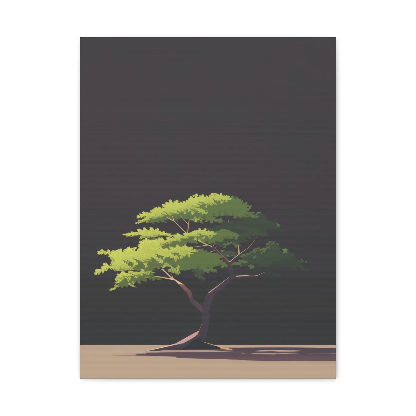 Bonsai Tree - Illustration Canvas Gallery Wraps