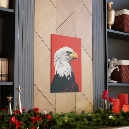 Bald Eagle Digital Illustration Canvas Gallery Wraps