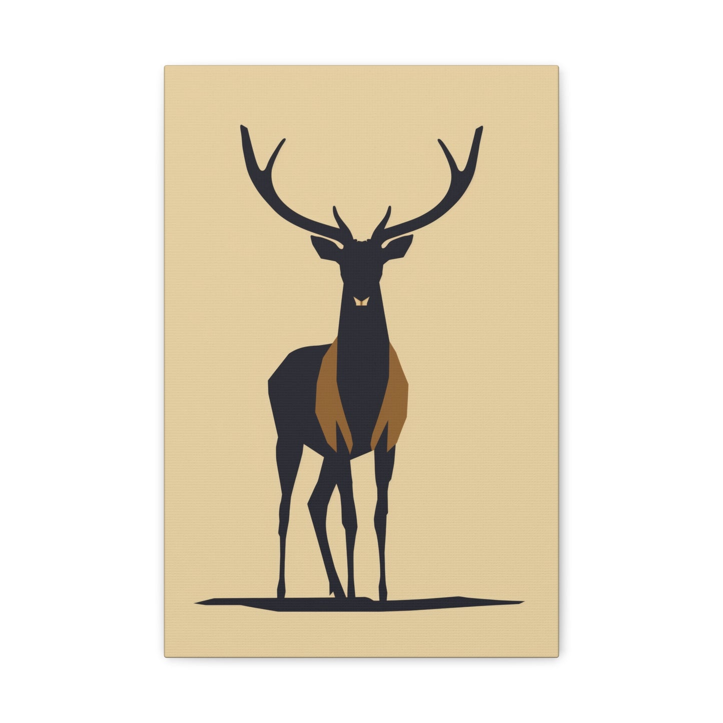 Reindeer - Digital Illustration Canvas Gallery Wraps