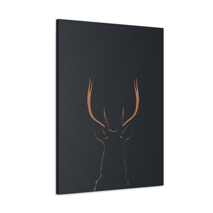 Reindeer antlers  Digital Illustration Canvas Gallery Wraps