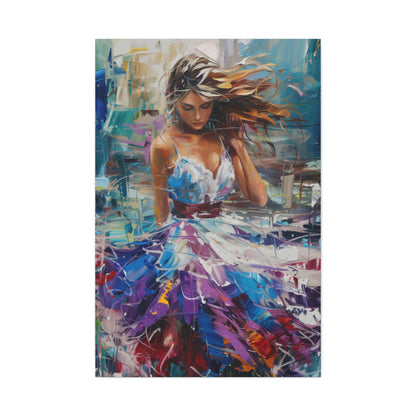 woman - Digital Print Canvas Gallery Wraps