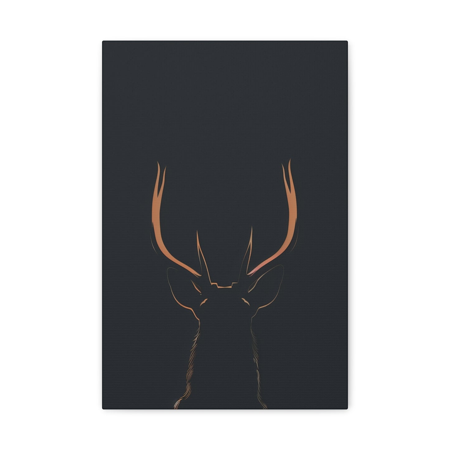 Reindeer antlers  Digital Illustration Canvas Gallery Wraps