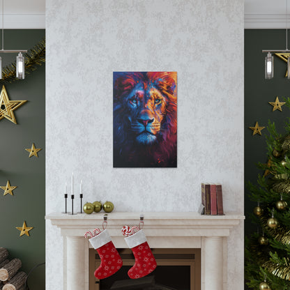 Lion - Illustration  Canvas Gallery Wraps