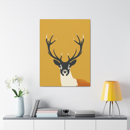 Reindeer - Digital Illustration Canvas Gallery Wraps