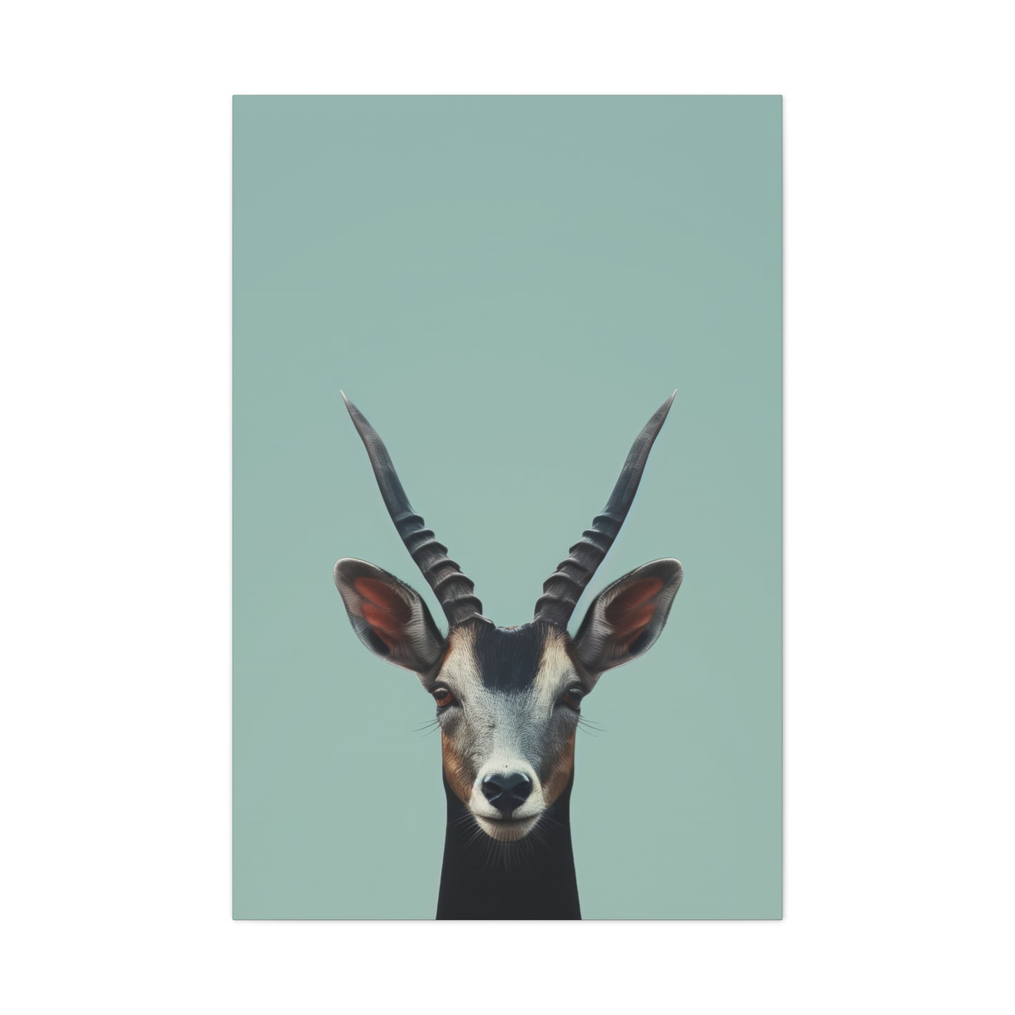 Antelope with Antlers Digital Illustration Canvas Gallery Wraps