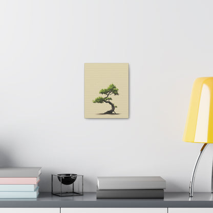 Bonsai Tree - Illustration Canvas Gallery Wraps