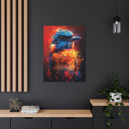 Bird Abstract - Illustration Canvas Gallery Wraps