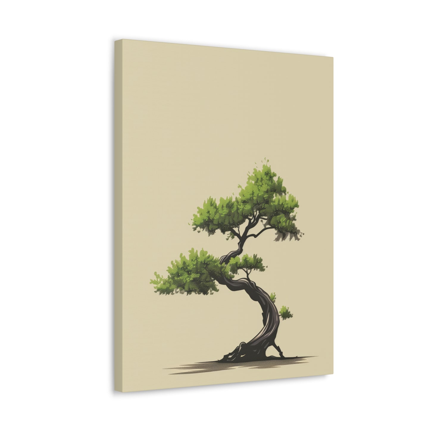 Bonsai Tree - Illustration Canvas Gallery Wraps