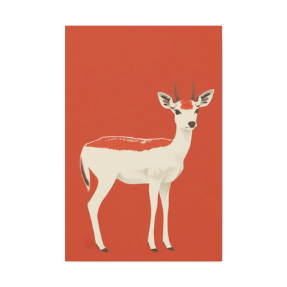 Deer Digital Illustration Canvas Gallery Wraps