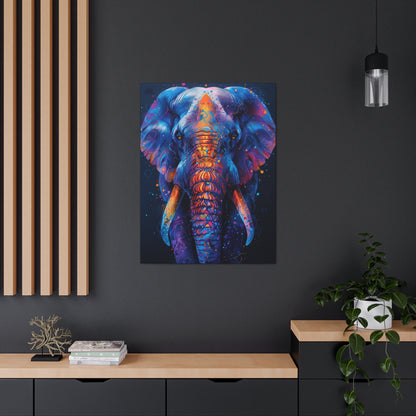 Elephant - Illustration Canvas Gallery Wraps