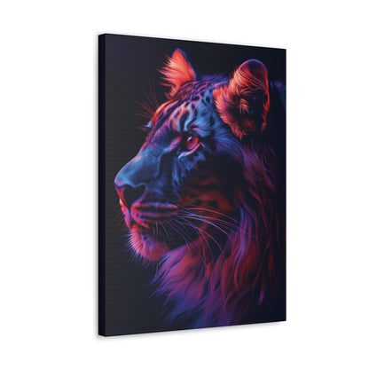 Lion - Illustration  Canvas Gallery Wraps