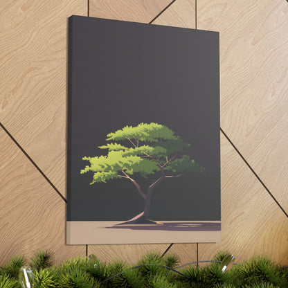 Bonsai Tree - Illustration Canvas Gallery Wraps