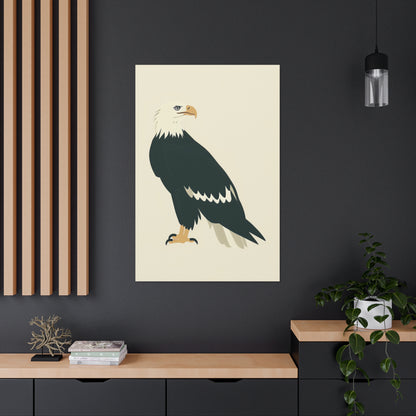 Bald Eagle Digital Illustration Canvas Gallery Wraps