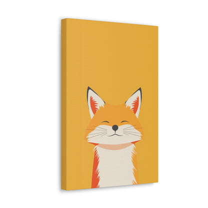 Fox Digital Illustration Canvas Gallery Wraps