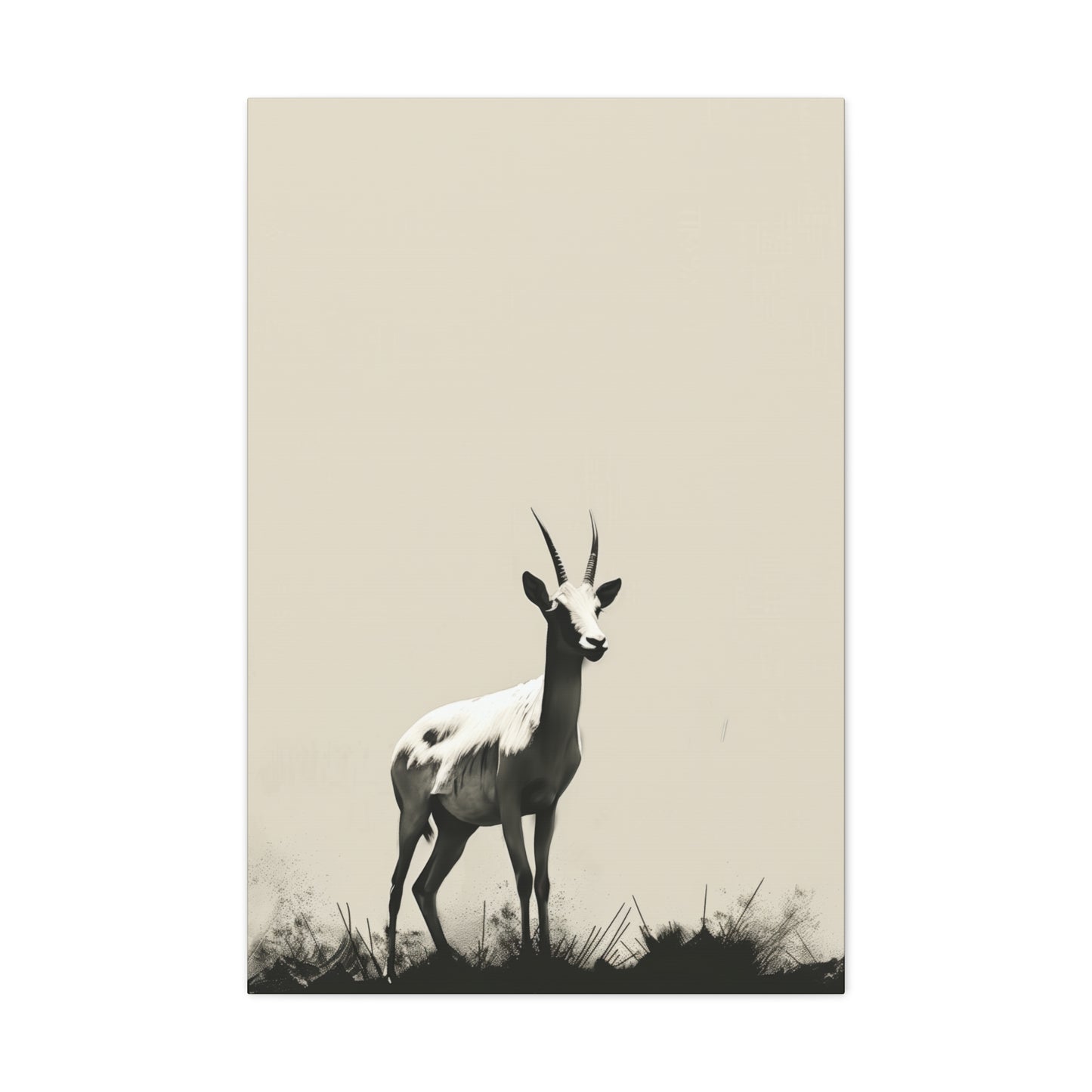 Goat Digital Illustration Canvas Gallery Wraps