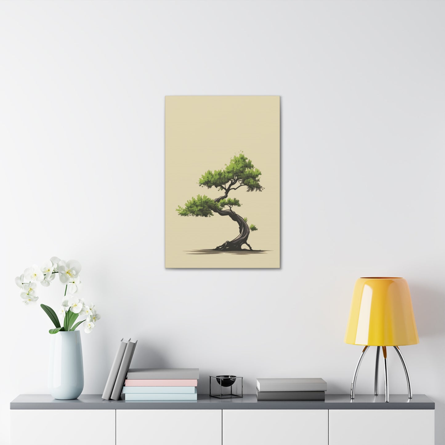 Bonsai Tree - Illustration Canvas Gallery Wraps