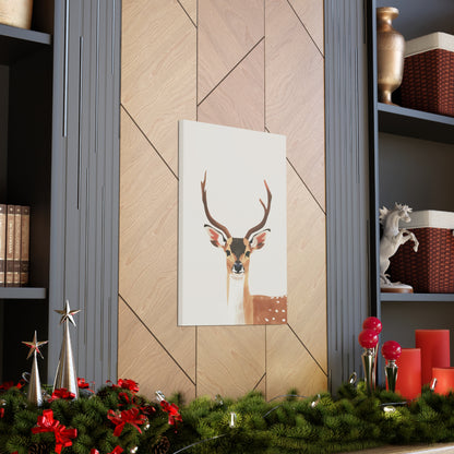 Deer Digital Illustration Canvas Gallery Wraps