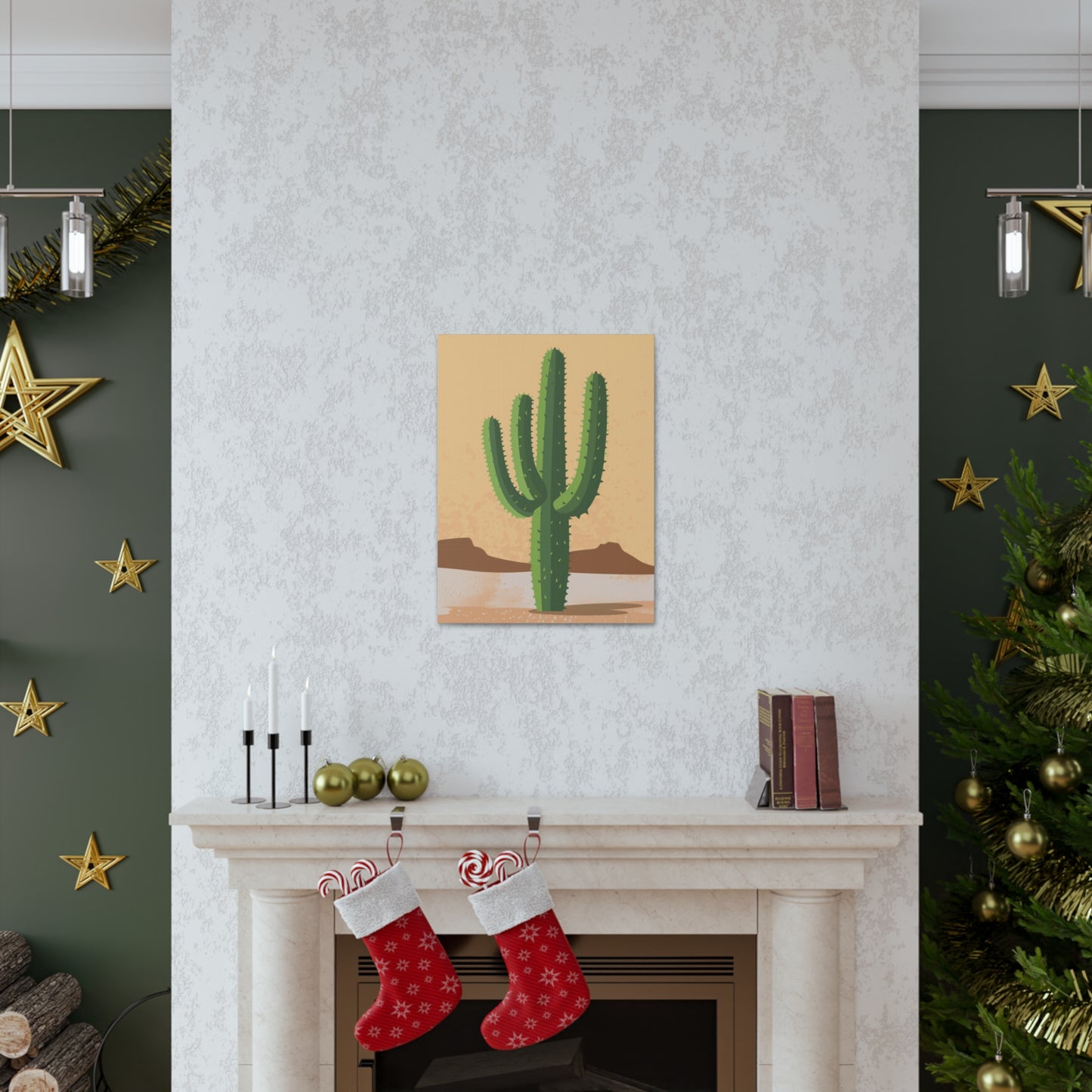 Cactus Plant - Illustration Canvas Gallery Wraps