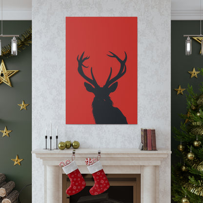 Reindeer - Digital Illustration Canvas Gallery Wraps