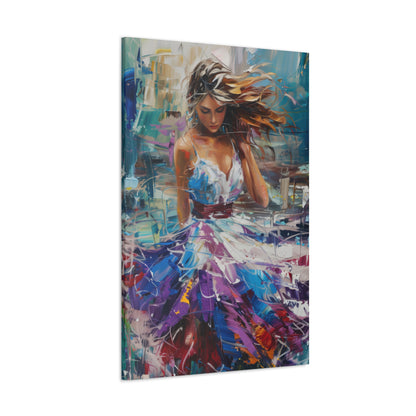 woman - Digital Print Canvas Gallery Wraps