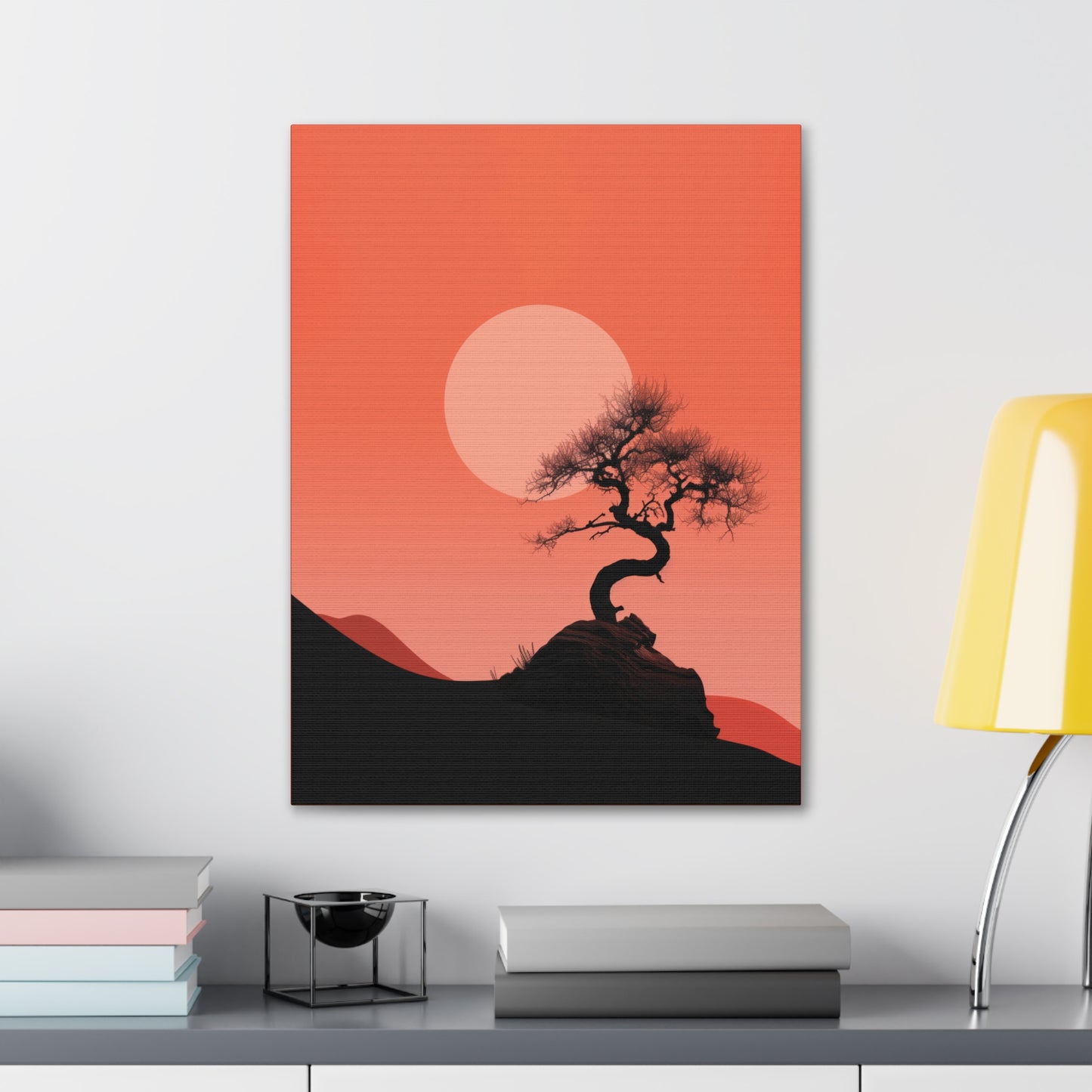 Bonsai Tree - Illustration Canvas Gallery Wraps