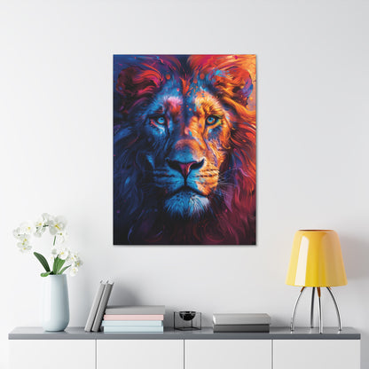 Lion - Illustration  Canvas Gallery Wraps