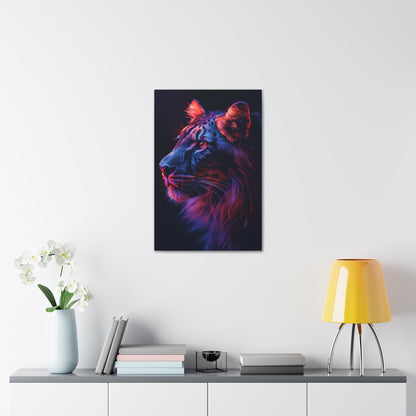 Lion - Illustration  Canvas Gallery Wraps