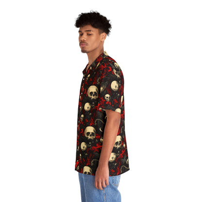 Halloween Special Men's Hawaiian Shirt (AOP)