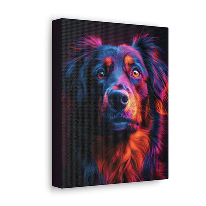 Labrador Dog - Abstract Illustration Canvas Gallery Wraps