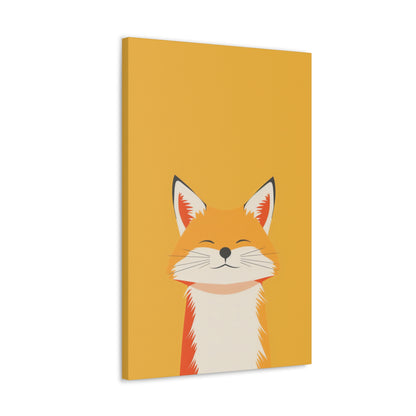 Fox Digital Illustration Canvas Gallery Wraps