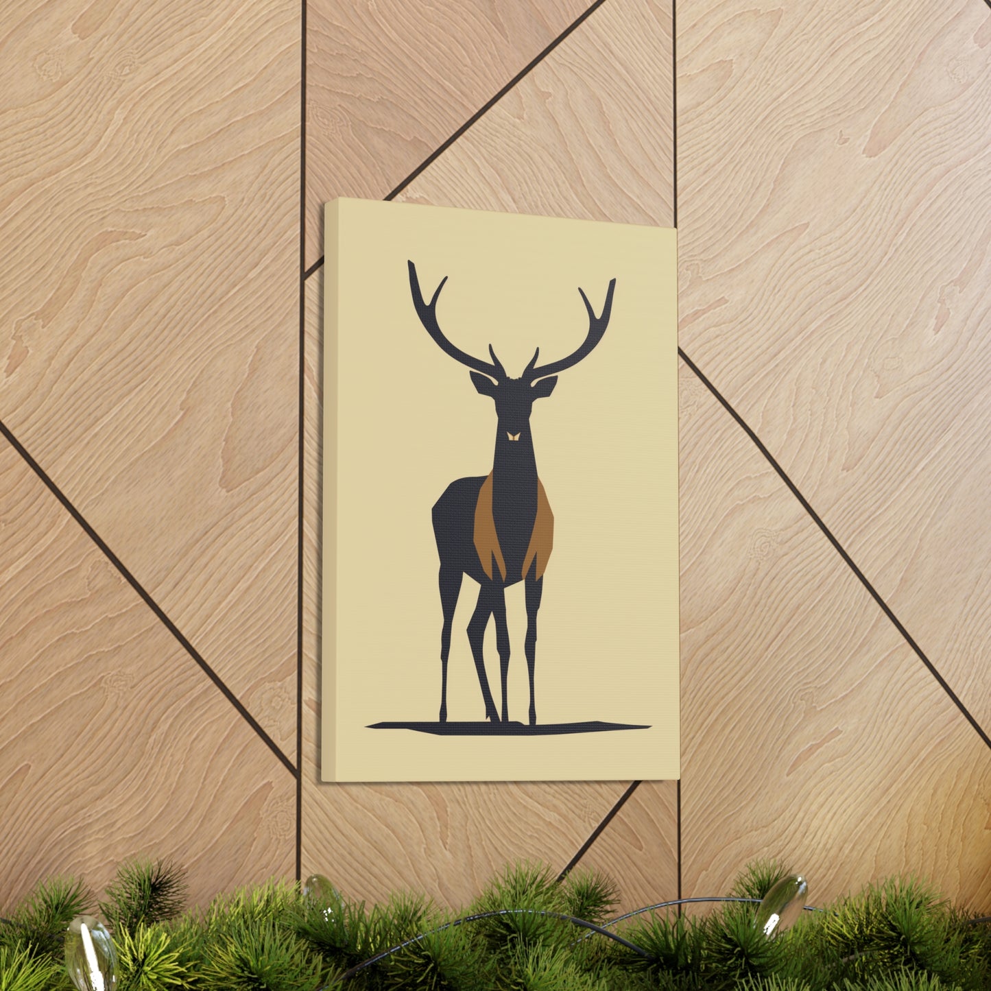 Reindeer - Digital Illustration Canvas Gallery Wraps