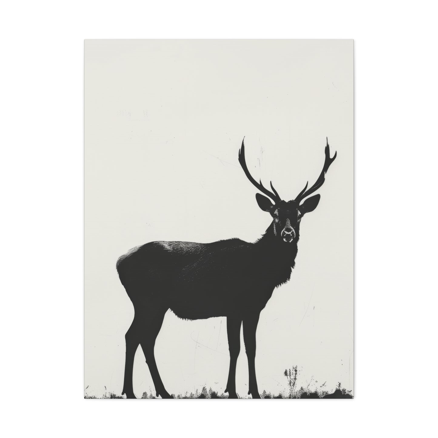 Reindeer Digital Illustration Canvas Gallery Wraps