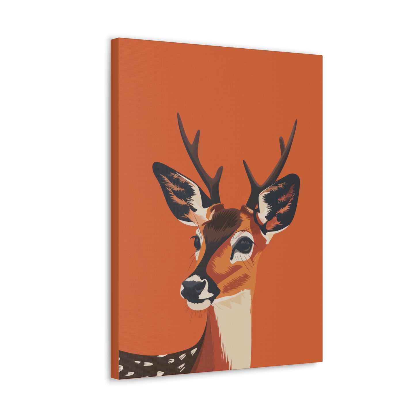 Deer - Digital Illustration Canvas Gallery Wraps