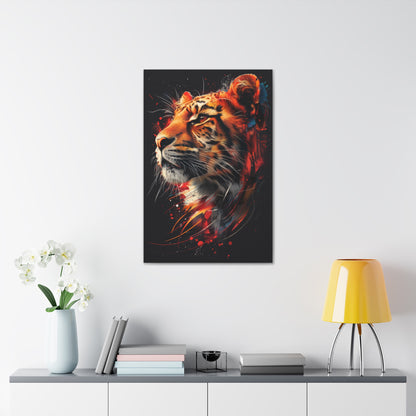 Tiger - Illustration  Canvas Gallery Wraps