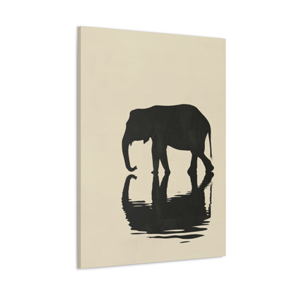 Elephant  Digital Illustration Canvas Gallery Wraps