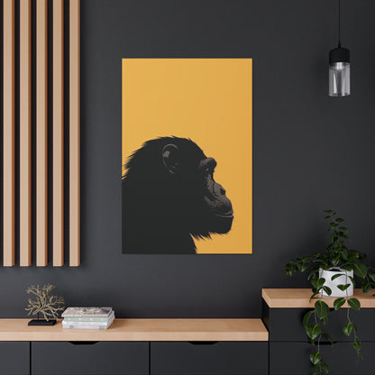 Gorilla Digital Illustration Canvas Gallery Wraps