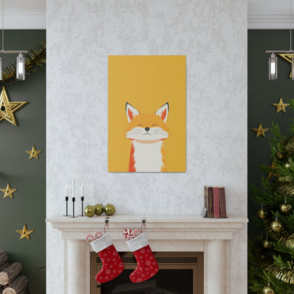 Fox Digital Illustration Canvas Gallery Wraps