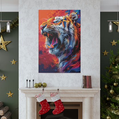 Tiger - Illustration Canvas Gallery Wraps