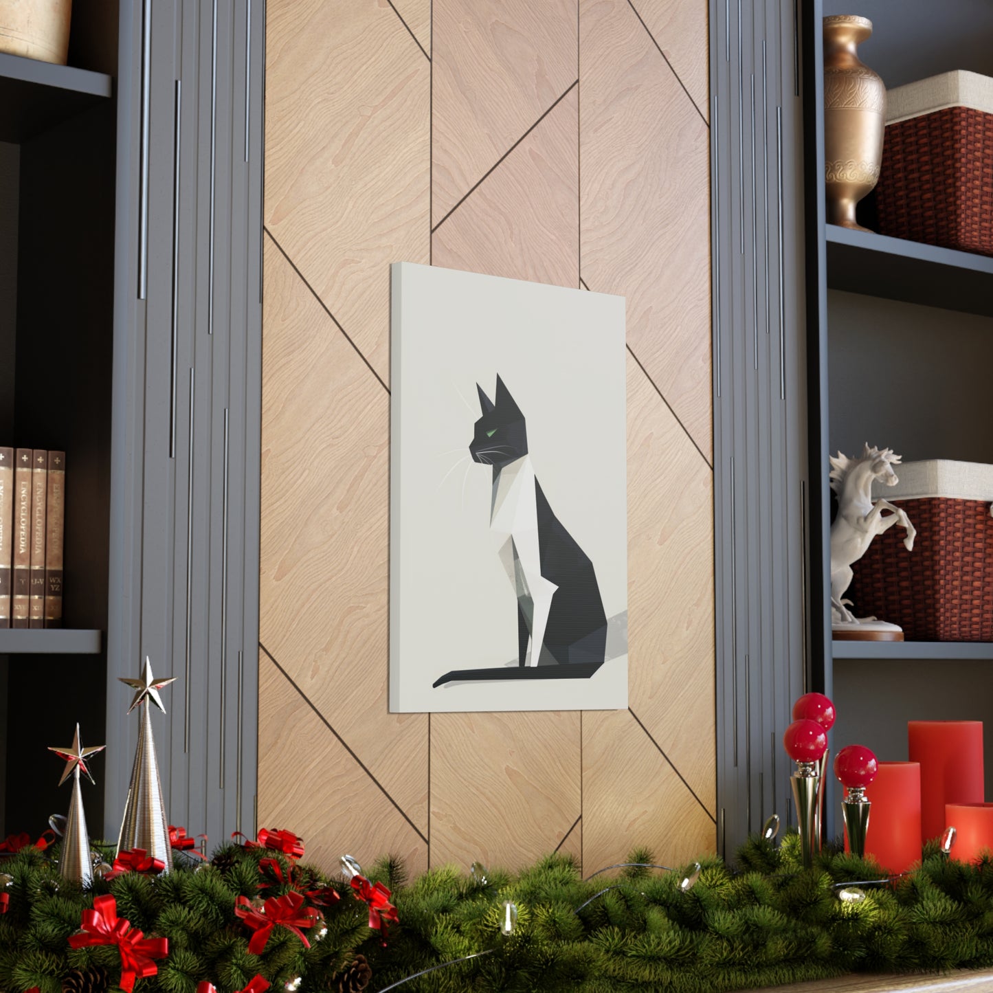 Cat - Digital Illustration Canvas Gallery Wraps